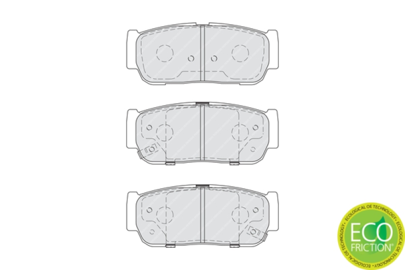 FERODO Bremsbelagsatz, Scheibenbremse PREMIER ECO FRICTION