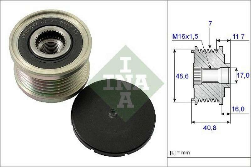 INA Alternator Freewheel Clutch