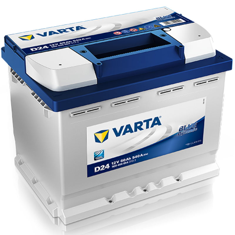 VARTA Autobatterie Starterbatterie Batterie GUG Blue Dynamic 12V 60Ah 540A B13