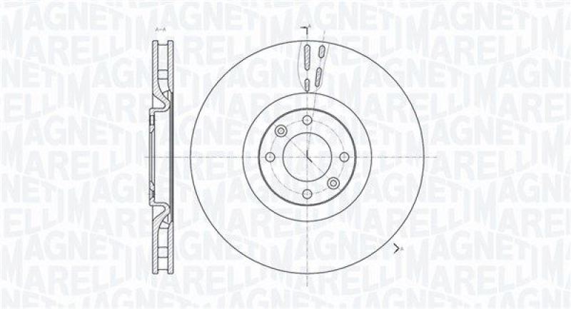 MAGNETI MARELLI Bremsscheibe