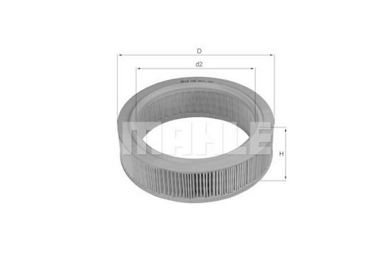 MAHLE ORIGINAL Luftfilter LX 184