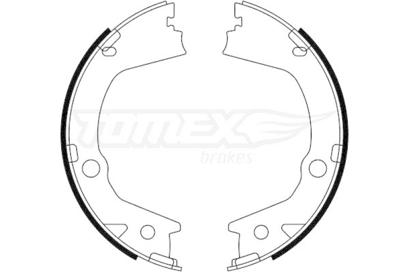 TOMEX Brakes Bremsbackensatz