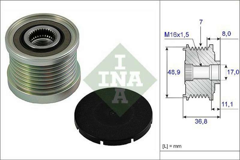 INA Alternator Freewheel Clutch