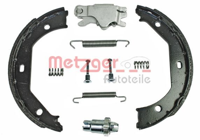 METZGER Brake Shoe Set, parking brake