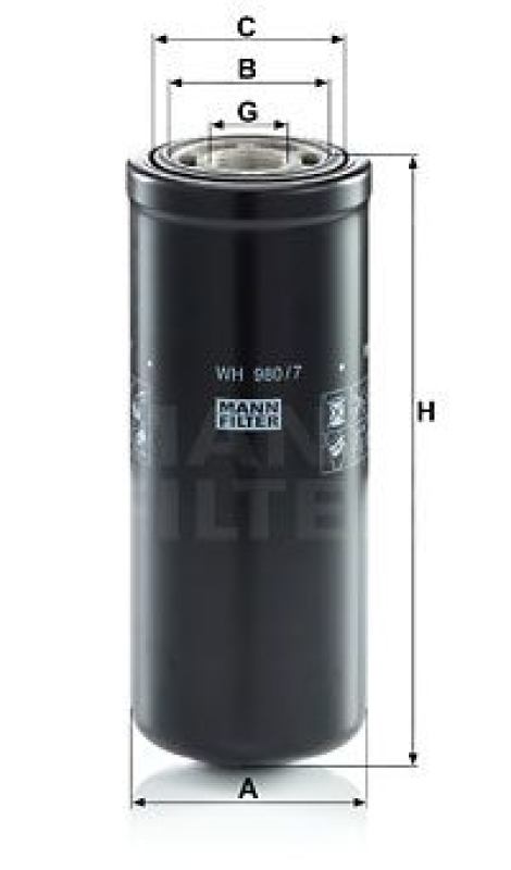 MANN-FILTER Filter, operating hydraulics