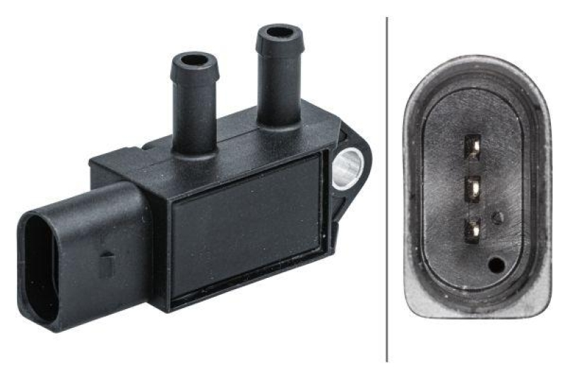 HELLA Sensor, Abgasdruck 6PP 009 409-621