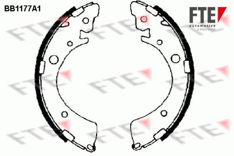 FTE Bremsbackensatz