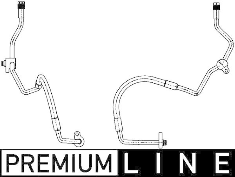 MAHLE Hochdruckleitung, Klimaanlage BEHR *** PREMIUM LINE ***