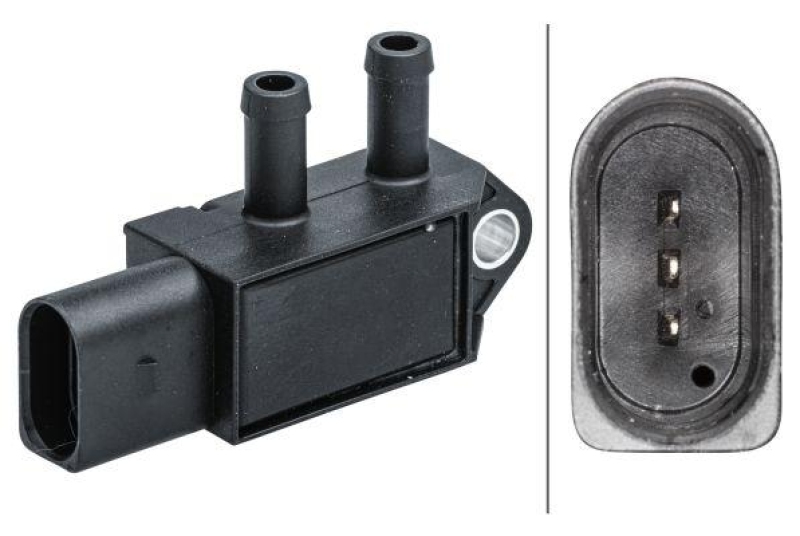 HELLA Sensor, Abgasdruck 6PP 009 409-631