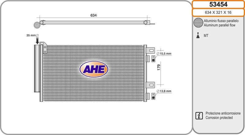 AHE Condenser, air conditioning