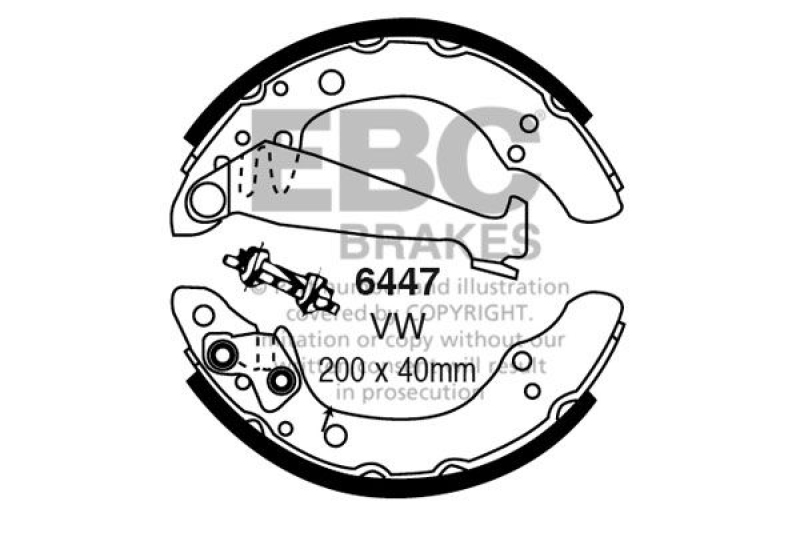 EBC Brakes Bremsbackensatz