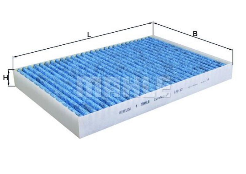 MAHLE Filter, Innenraumluft CareMetix&reg; LAO 93