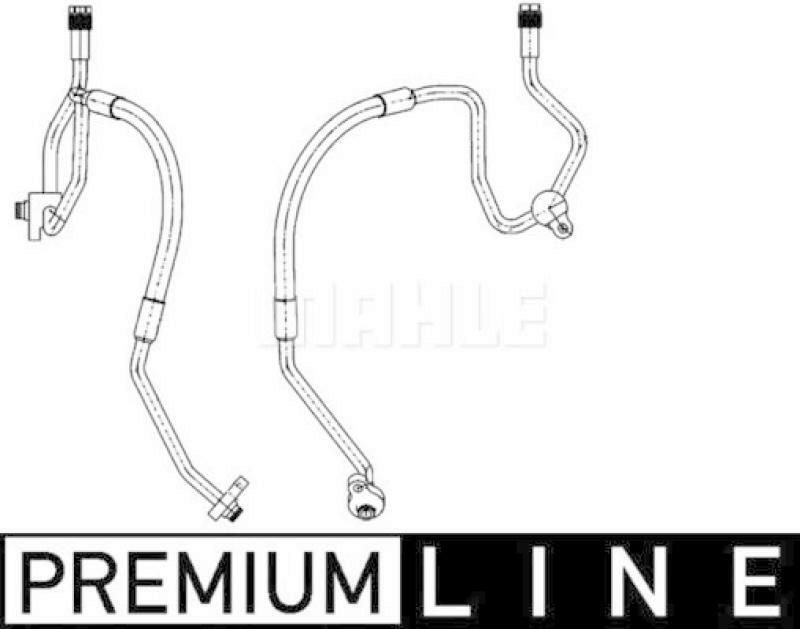 MAHLE High Pressure Line, air conditioning PREMIUM LINE