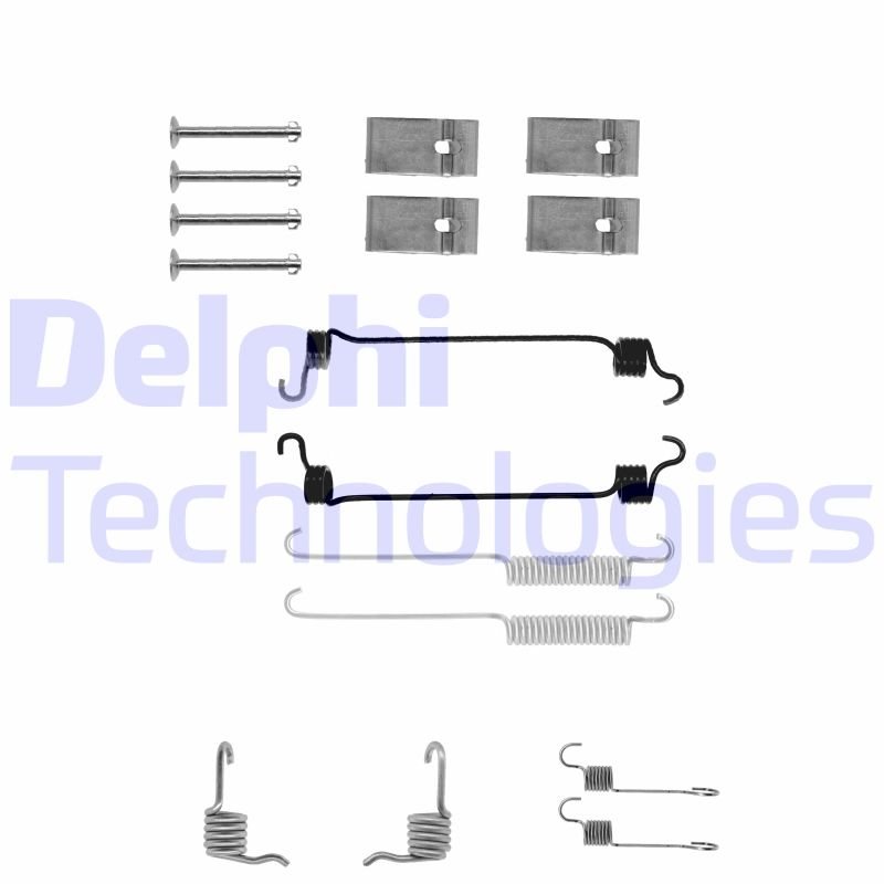 DELPHI Zubehörsatz Bremsbacken Trommelbremse Montagesatz