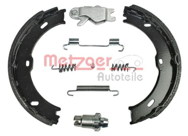 METZGER Brake Shoe Set, parking brake