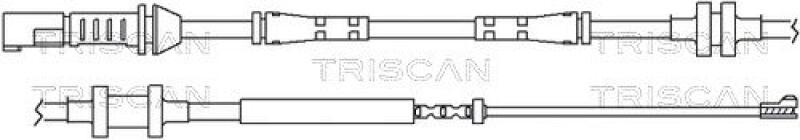 TRISCAN Warning Contact, brake pad wear