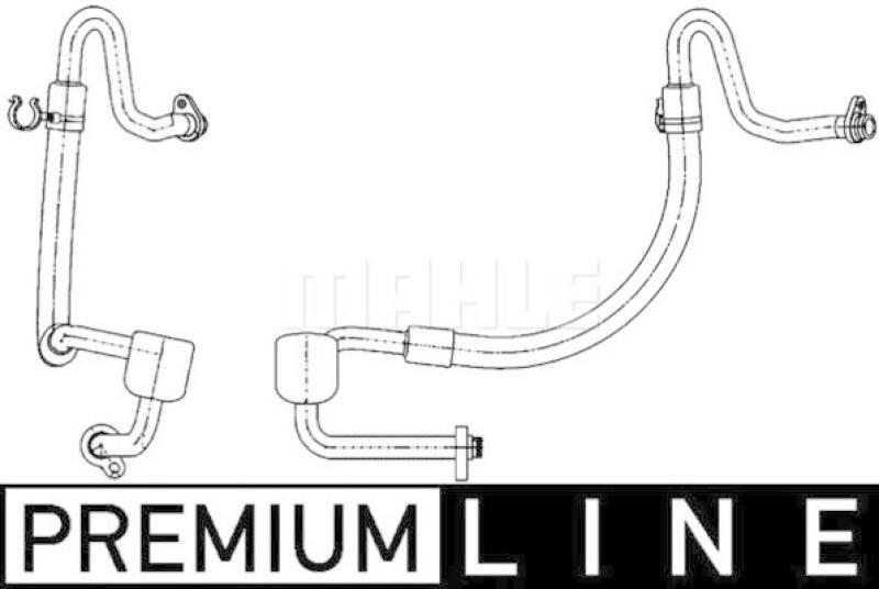 MAHLE Niederdruckleitung, Klimaanlage BEHR *** PREMIUM LINE ***