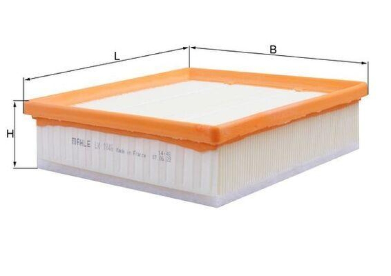 MAHLE ORIGINAL Luftfilter LX 1846