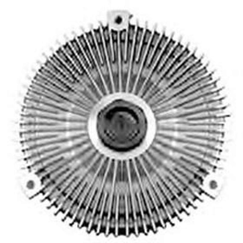 VAN WEZEL Clutch, radiator fan