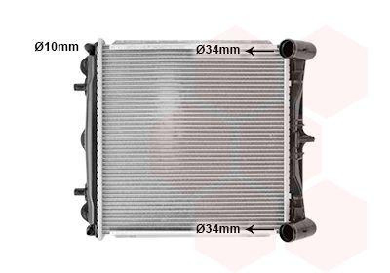 VAN WEZEL Radiator, engine cooling