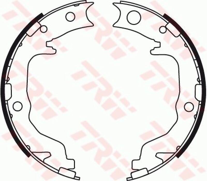 TRW Brake Shoe Set, parking brake