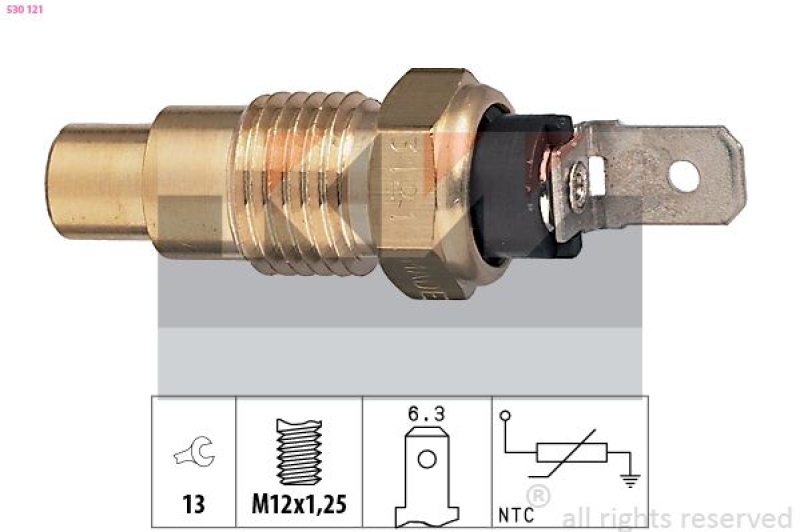 KW Sensor, Kühlmitteltemperatur Made in Italy - OE Equivalent