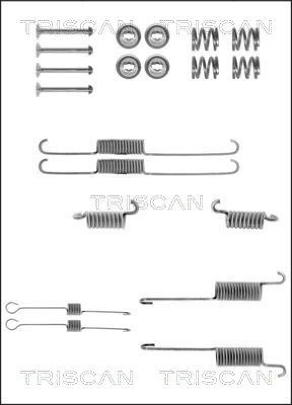 TRISCAN Accessory Kit, brake shoes