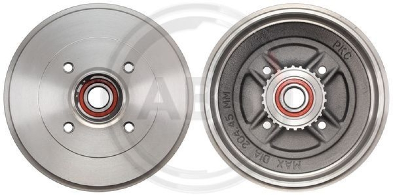 2x Brake Drum