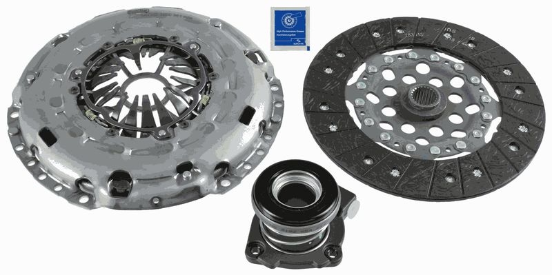 SACHS Kupplungssatz mit Zentralausrücker passend für SAAB 9-3 Cabri...