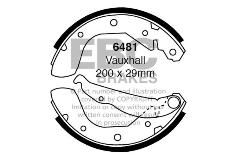 EBC Brakes Brake Shoe Set