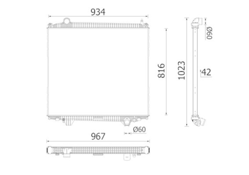 MAHLE K&uuml;hler, Motork&uuml;hlung BEHR *** PREMIUM LINE *** CR 2723 000P