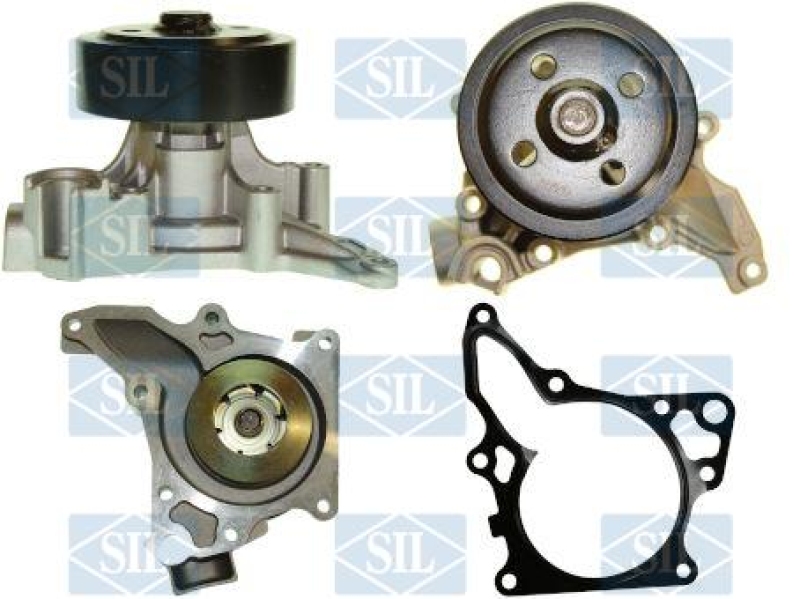 Saleri SIL Wasserpumpe, Motork&uuml;hlung