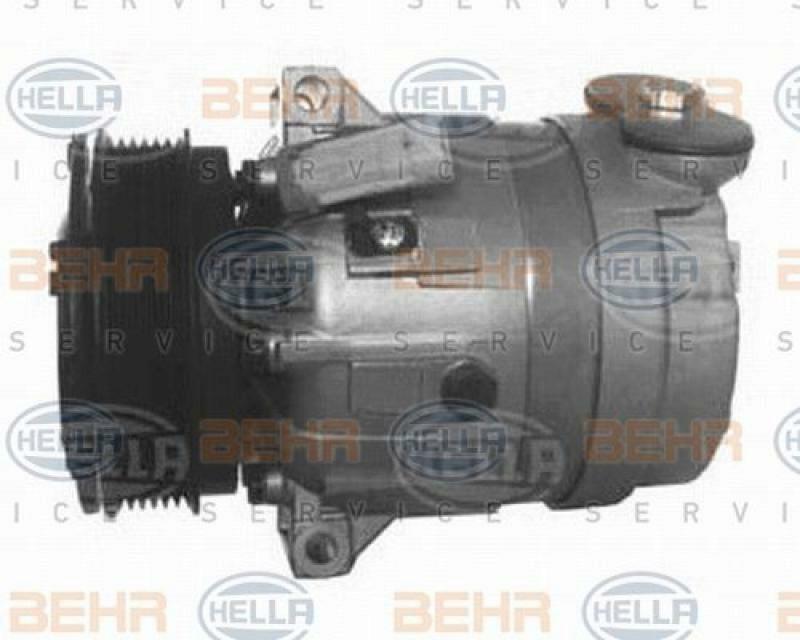 HELLA Compressor, air conditioning BEHR HELLA SERVICE