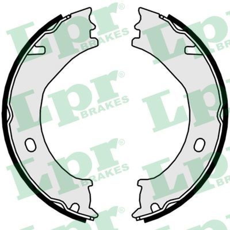 LPR Brake Shoe Set, parking brake