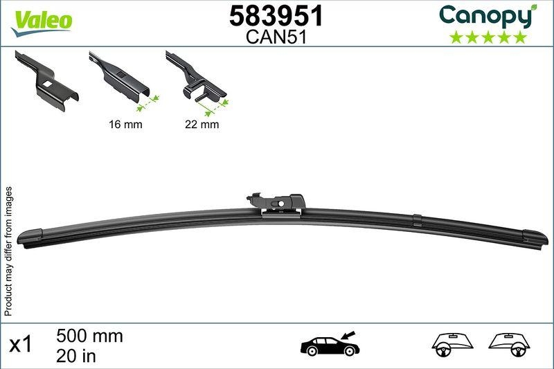 VALEO Wischblatt CANOPY