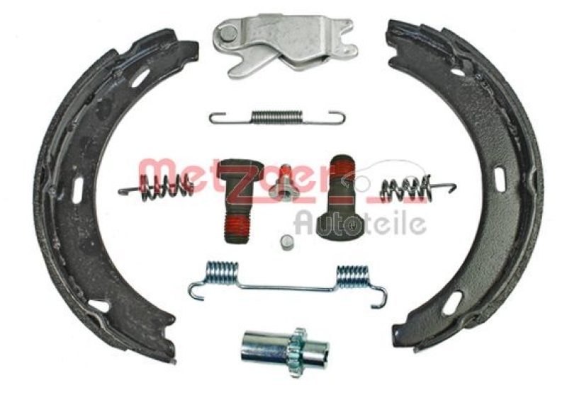 METZGER Brake Shoe Set, parking brake