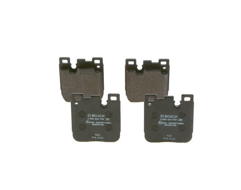 BOSCH Bremsbelagsatz, Scheibenbremse 0 986 424 755
