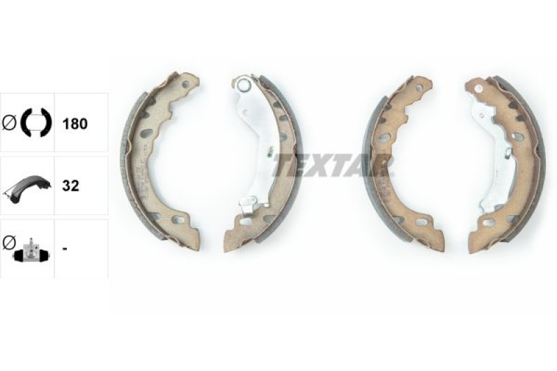 TEXTAR Bremsbackensatz 91064600