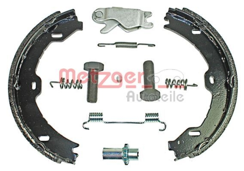 METZGER Brake Shoe Set, parking brake
