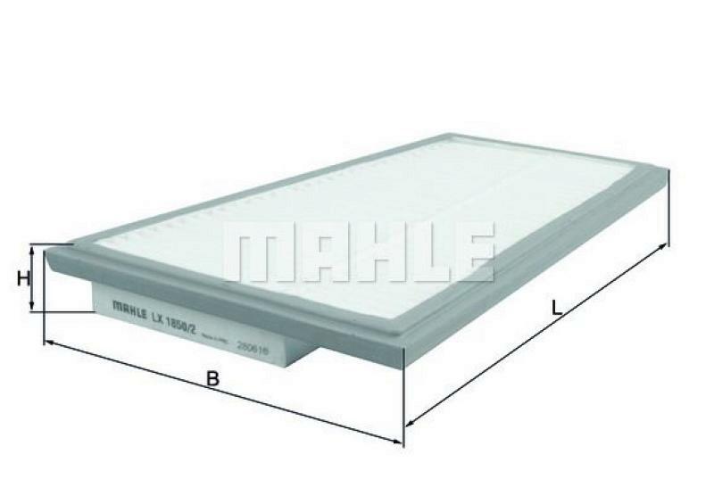 MAHLE ORIGINAL Luftfilter LX 1850/2