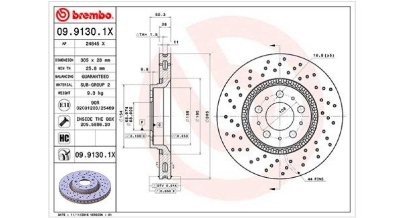 2x MAGNETI MARELLI Bremsscheibe