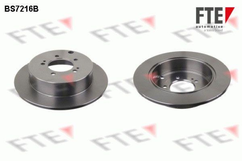 2x FTE Bremsscheibe COATED RANGE 9082200