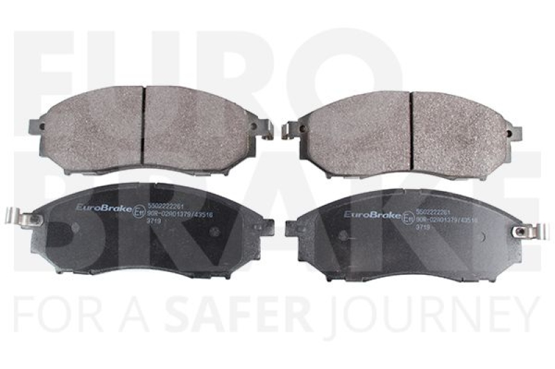 EUROBRAKE Brake Pad Set, disc brake