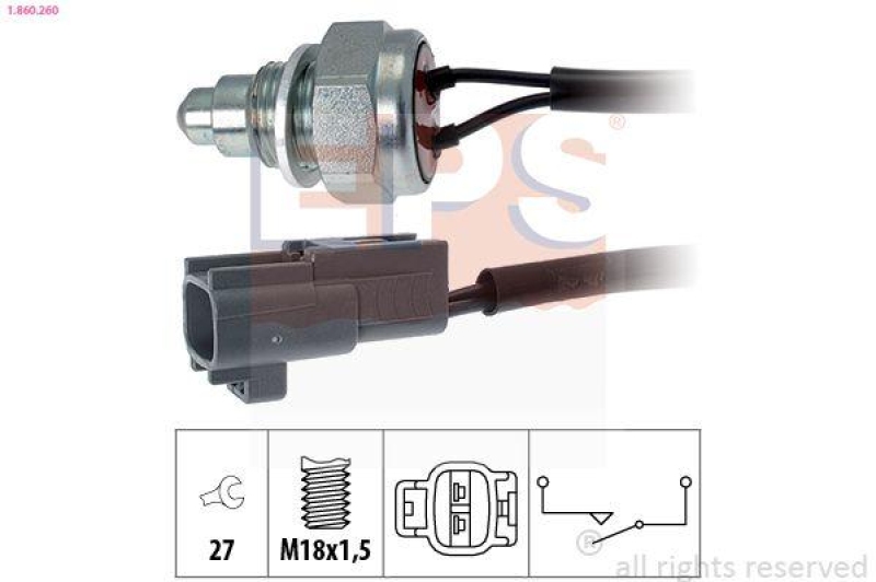 EPS Schalter, Rückfahrleuchte Made in Italy - OE Equivalent