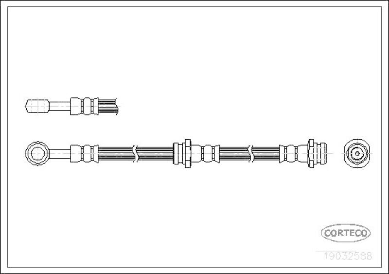 CORTECO Bremsschlauch