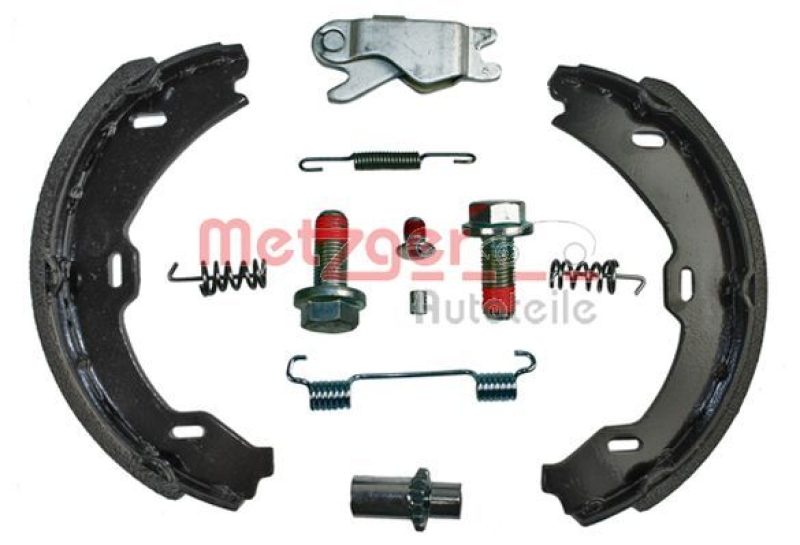 METZGER Brake Shoe Set, parking brake