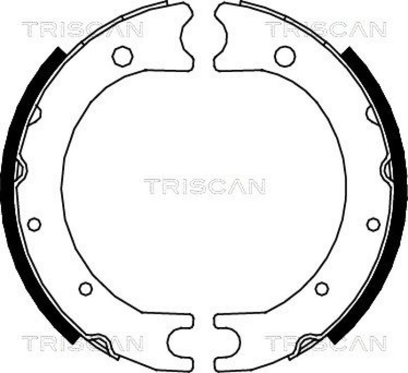 TRISCAN Bremsbackensatz, Feststellbremse