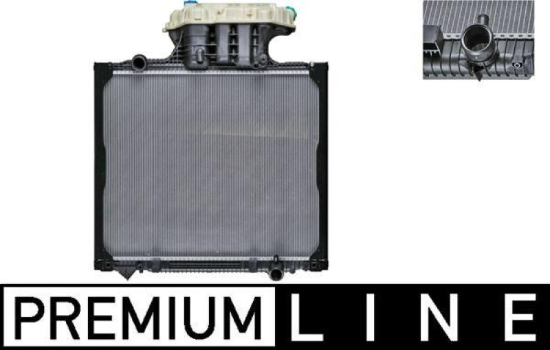 MAHLE Radiator, engine cooling BEHR *** PREMIUM LINE ***