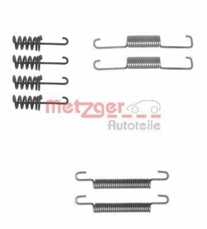 METZGER Accessory Kit, parking brake shoes GREENPARTS