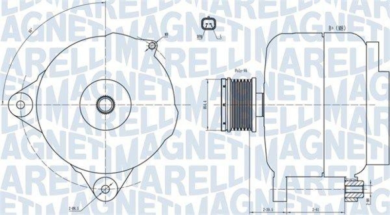 MAGNETI MARELLI Generator 63731876010